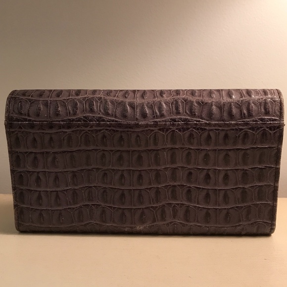 ❤️ HOST PICK! *** FURLA GENUINE LEATHER CONTINENTAL WALLET/CLUTCH - Picture 2 of 10